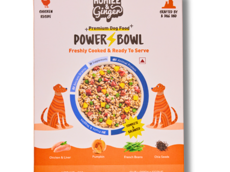 Homiee & Ginger Power Bowl Chicken & Barley Fresh Food for Dogs Supply