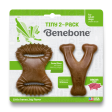 Benebone Bacon Flavored Dental and Wishbone Chew Toys for Dogs on Sale