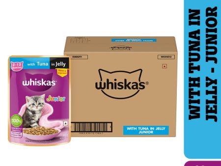 Whiskas Tuna in Jelly Kitten (2-12 Months) Cat Wet Food Online Sale