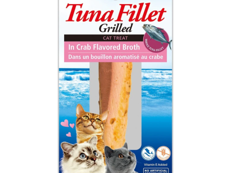 INABA Tuna Fillet Grilled in Crab Flavoured Broth Cat Treats Online Hot Sale