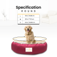 House of Furry Ultra Soft Velvet Luxury Donut Sofa Bed for Dogs and Cats (Multi Color) Online