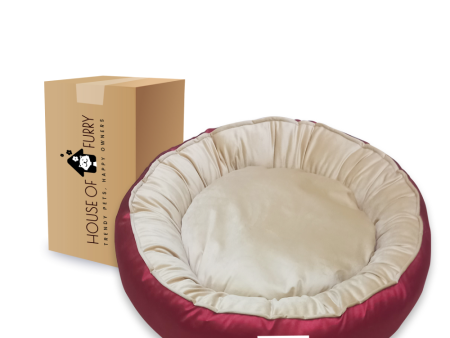 House of Furry Ultra Soft Velvet Luxury Donut Sofa Bed for Dogs and Cats (Multi Color) Online