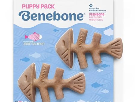 Benebone Jack Salmon Flavoured Fish Bone Chew Toys for Puppy For Discount