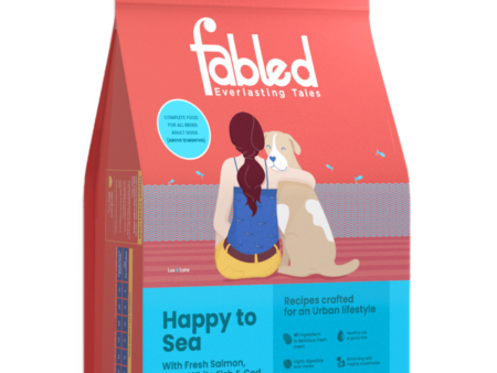 Fabled Happy to Sea Fresh Salmon Tuna White Fish and Cod Adult Dog Dry Food (Limited Shelf Life) on Sale