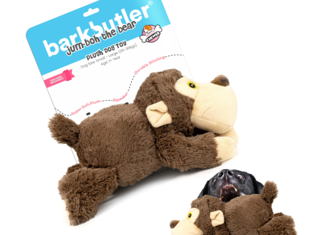 Barkbutler JumBoh the Bear Plush Toy for Dogs | For Medium Chewers (Brown) Fashion