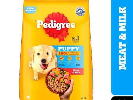 Pedigree Meat & Milk Puppy Dog Dry Food (Limited Shelf Life) Fashion