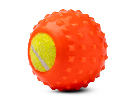 Kibbo Non Toxic Tennis Rubber Ball Chew Toy for Dogs and Cat (Orange) Online