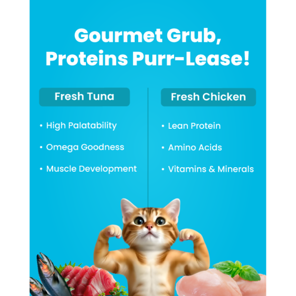 Bark Out Loud Fresh Tuna & Chicken Mousse Cat Wet Food Supply