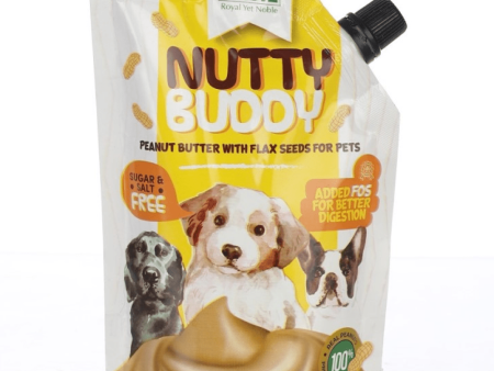 Basil Nutty Buddy Peanut Butter with Flax Seeds For Dogs (Limited Shelf Life) Online Hot Sale