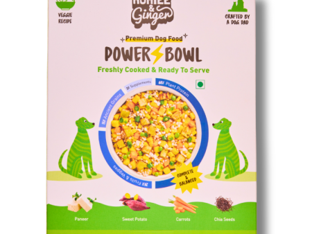 Homiee & Ginger Power Bowl Paneer & Veggies Fresh Food for Dogs Online