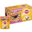 Pedigree Chicken Chunks in Gravy Pouch Puppy Wet Food and Chicken & Milk Puppy Dry Food Combo For Cheap