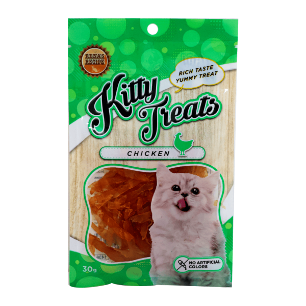 Kitty Treats Soft Chicken and Tuna, Chicken with Shrimp Flavour and Soft Chicken Jerky Sliced Cat Treats Combo Online Sale