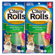 INABA Churu Rolls Chicken Recipe Wraps Tuna Cat Treats For Discount