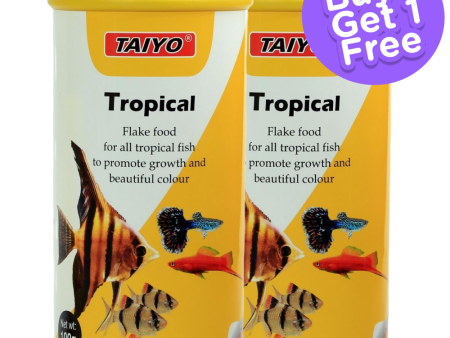 Taiyo Tropical Flake Fish Food (Limited Shelf Life)(Buy 1 Get 1) Online Hot Sale