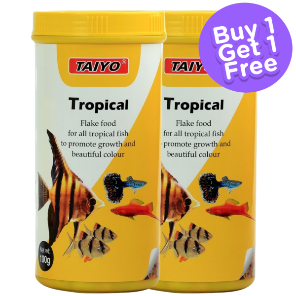 Taiyo Tropical Flake Fish Food (Limited Shelf Life)(Buy 1 Get 1) Online Hot Sale