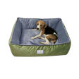 House of Furry Turkish Velvet Bolster Pet Bed Simba (Multicolor) Supply