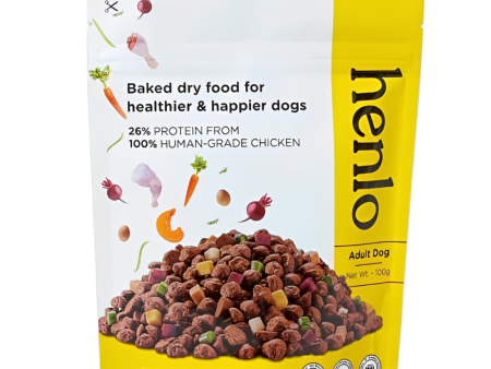 Henlo Chicken & Vegetable Baked Dry Food for Adult Dogs | 100% human grade ingredients For Discount