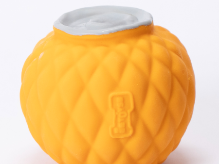 Skatrs Latex Squeaky Pineapple Shaped Toy for Dogs and Cats (Yellow) Online Sale