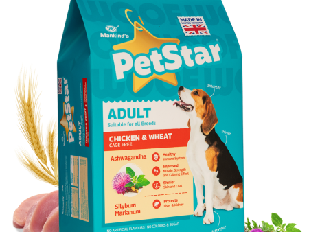 Mankind Petstar Chicken and Wheat Adult Dog Dry Food Online Sale