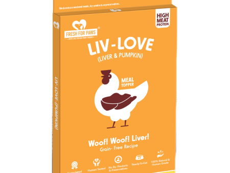 Fresh For Paws Chicken Liver & Pumpkin Liv Love Supplement for Dogs Online Sale