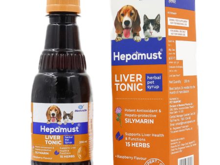 Mankind Hepamust Liver Tonic Appetite Booster for Dogs and Cats (200ml) Cheap