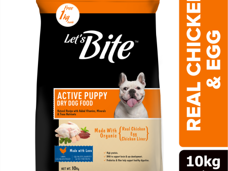 Let s Bite Active Puppy Chicken Dog Dry Food (Limited Shelf Life) Online