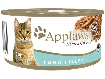 Applaws Tuna Fillet Tinned Cat Wet Food (70g) Hot on Sale