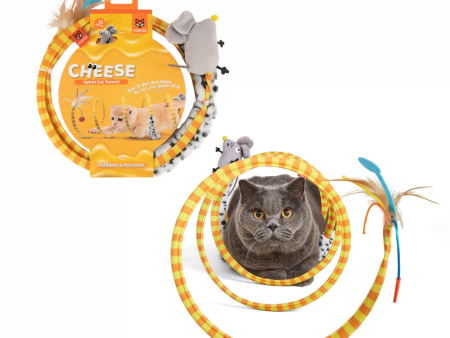 Fofos Safari Spiral Tunnel Toy for Cats Discount