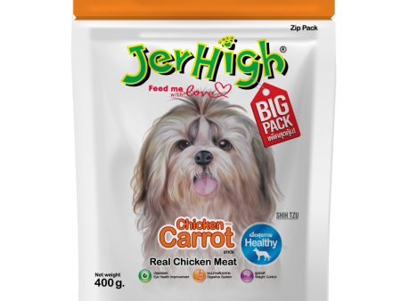 JerHigh Chicken Carrot Stick Dog Treats (400g) Online