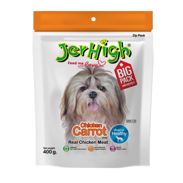 JerHigh Chicken Carrot Stick Dog Treats (400g) Online