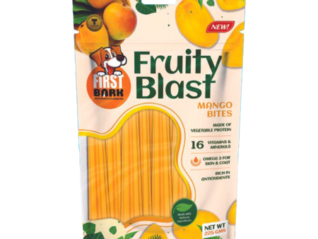 First Bark Fruity Blast Mango Bites Dog Treats on Sale