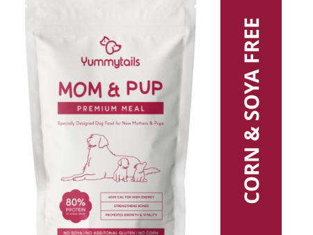 Yummytails Super Premium Mother and Puppy Dry Food | Chicken & Fish Flavor | Corn and Soya Free Formula Supply