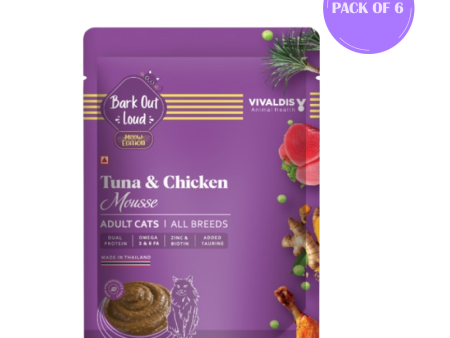 Bark Out Loud Fresh Tuna & Chicken Mousse Cat Wet Food Supply