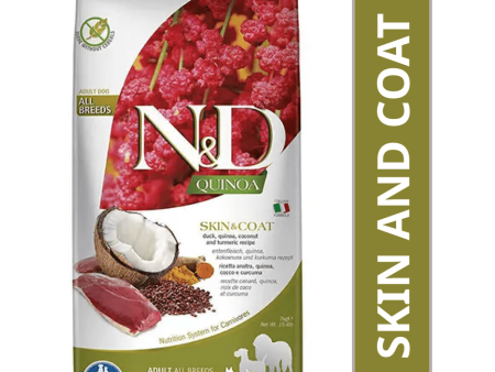 Farmina N&D Quinoa Duck Coconut & Turmeric Skin & Coat Grain Free for Medium & Maxi Dog Dry Food  (Limited Shelf Life) Online