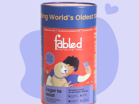 Fabled Eager to Meat Fresh Chicken Turkey and Duck Adult Dog Dry Food Online Sale