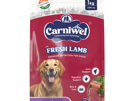 Carniwel Fresh Lamb Large Breed Adult Dog Dry Food For Discount