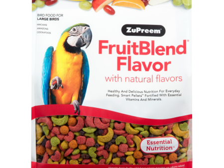 ZuPreem FruitBlend Flavor with Natural Flavors Avian Diets Large Bird Food (Limited Shelf Life) Discount