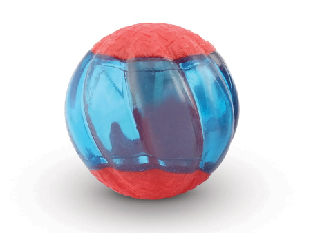 Zeus Squeaker & Glow DUO Ball for Dogs (Blue) Sale