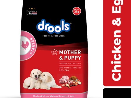 Drools Chicken and Egg Mother and Puppy Dog Dry Food Online now