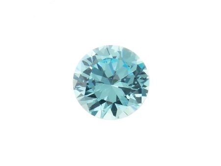 CUBIC ZIRCONIA AQUAMARINE ROUND GIANT FACETED GEMS Online Hot Sale