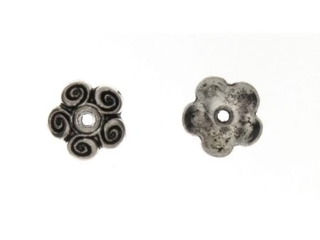 BEAD CAP 10 MM PEWTER FINDING (80 G) Online Sale