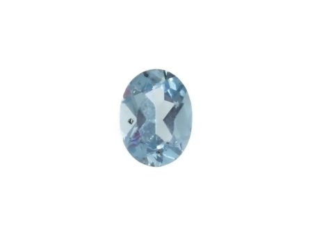 CUBIC ZIRCONIA AQUAMARINE OVAL FACETED GEMS For Sale