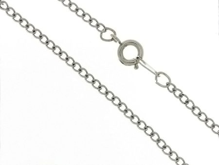 CHAIN NECKLACE CURB STAINLESS STEEL 2.3 MM X 18 IN (DOZ) Online Hot Sale