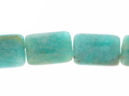 AMAZONITE 18mm Rectangluar Tabs For Sale