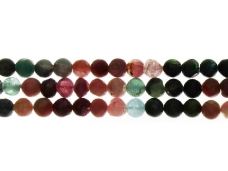 TOURMALINE WATERMELON ROUND 6 MM STRAND For Cheap