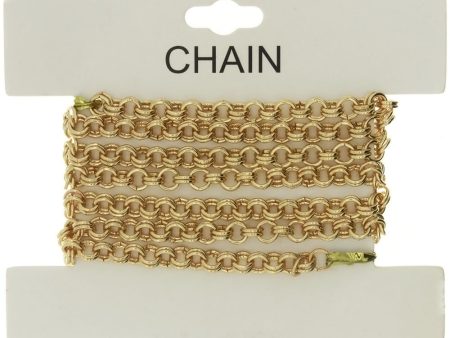 CHAIN NO-CLASP CABLE GOLD 5 MM X 1 YD Online