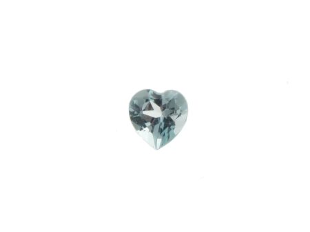 CUBIC ZIRCONIA AQUAMARINE HEART FACETED GEMS Fashion