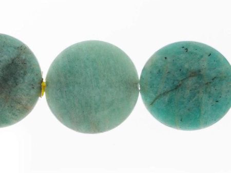 AMAZONITE 20mm Coin Fashion