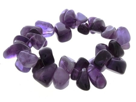 STRETCH GEMSTONE AMETHYST NUGGET BRACELET Sale