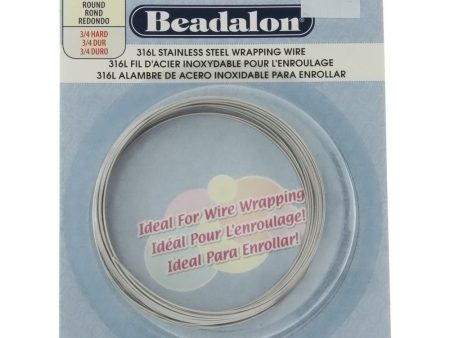 BEADALON 20 GAUGE ROUND STAINLESS WIRE (6 M) Discount